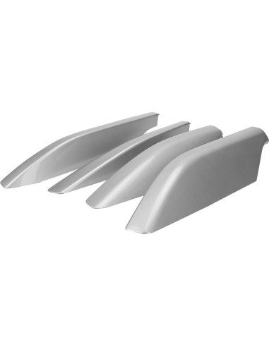 Cubierta de Fin de Pierna de Techo LEZZYRUCK Plata 4 Pcs