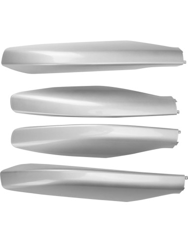 Cubierta de Fin de Pierna de Techo LEZZYRUCK Plata 4 Pcs