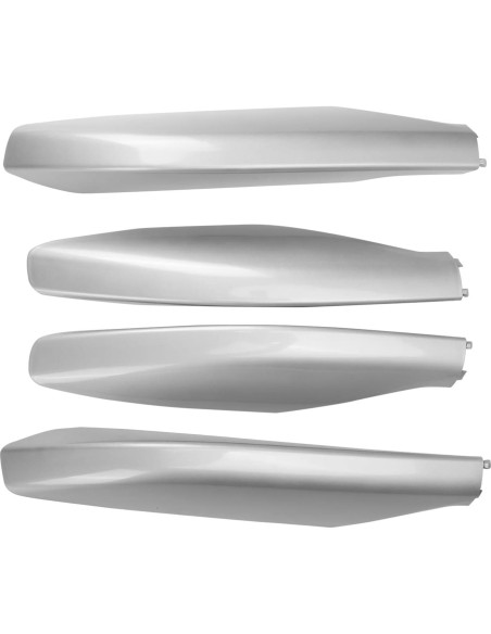 Cubierta de Fin de Pierna de Techo LEZZYRUCK Plata 4 Pcs