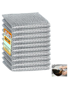 10 Trapos de Lavado Reutilizables BD Prime Plata 19,81 cm