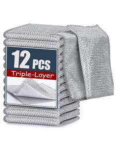 Paño de Cocina Navona 12 Pcs Alambre No Rayante 17 cm