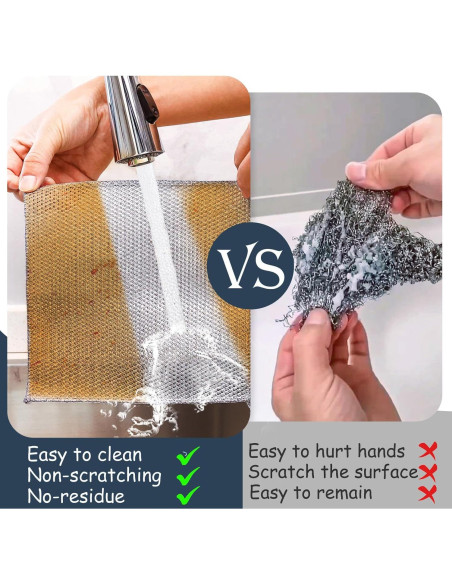 Paño de Cocina Navona 12 Pcs Alambre No Rayante 17 cm