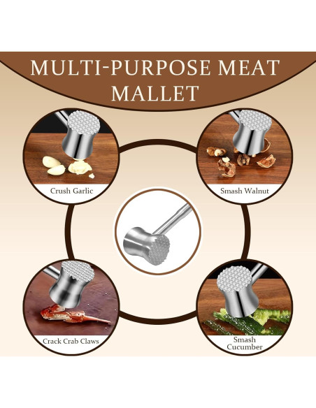 Ablandador de Carne Acero Inoxidable 304 CCDANSIYUCR