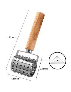 Ablandador de Carne de Acero Inoxidable con Mango Ergonómico 2