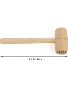 Ablandador de Carne y Aves CookWood Madera Haya Natural 2