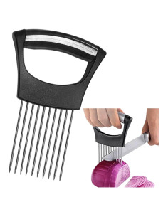Soporte de Cebolla Vyooxcy Acero Inoxidable 10 Agujas