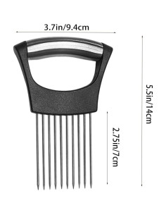 Soporte de Cebolla Vyooxcy Acero Inoxidable 10 Agujas 2
