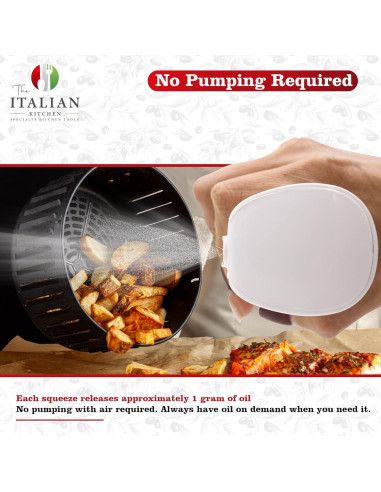 Botella de Spray de Aceite de Oliva 200ml La Cocina Italiana