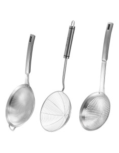 Juego de 3 coladores de acero inoxidable Suwimut 32.77 cm
