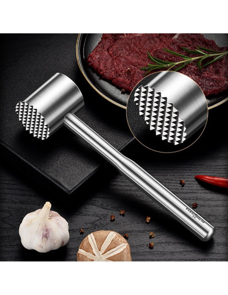 Ablandador de Carne Reginsnow Acero Inoxidable 447g 25cm