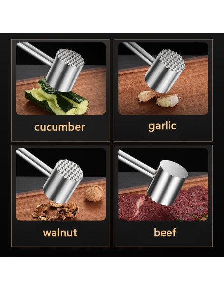 Ablandador de Carne Reginsnow Acero Inoxidable 447g 25cm