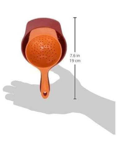 Set de Mini Coladores Handy Helpers 2 Piezas Plástico 16.5 y 19 cm