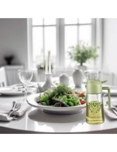 Botella de Vidrio 16oz Persan Products 2 en 1 para Aceite