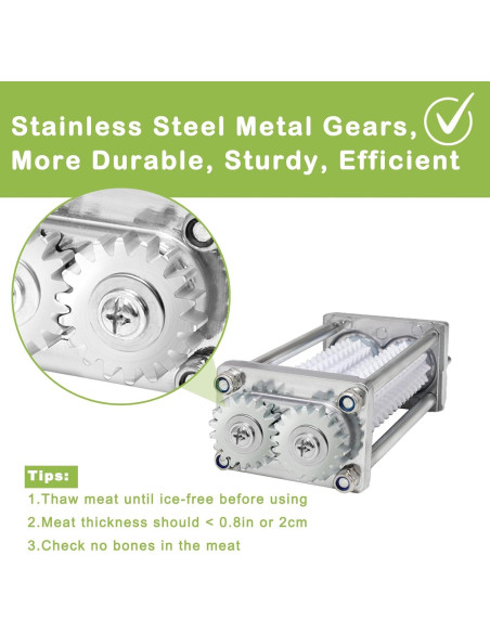 Ablandador de Carne Eléctrico KitchenAid 1,40 kg Acero Inox