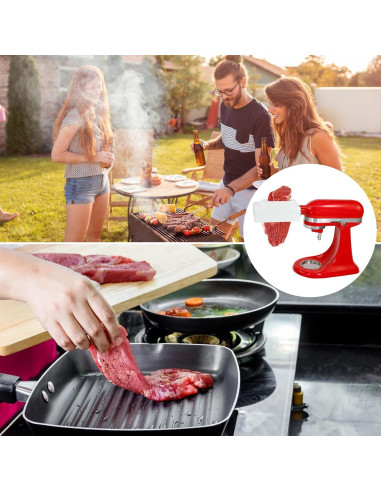 Ablandador de Carne Eléctrico KitchenAid 1,40 kg Acero Inox