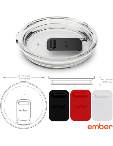 Taza Inteligente Ember 2 de 414 ml Cobre con Tapa