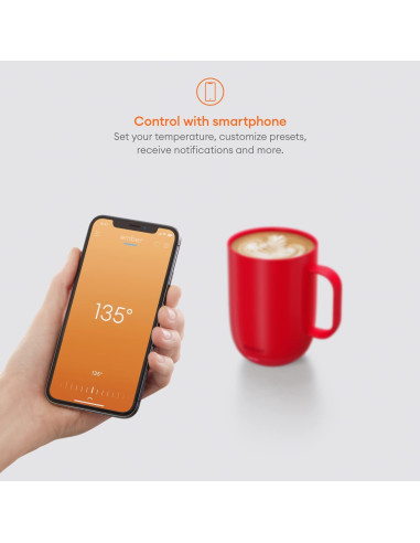 Taza Inteligente Ember 2 de 414 ml Cobre con Tapa