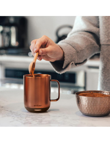 Taza Inteligente Ember 2 de 414 ml Cobre con Tapa
