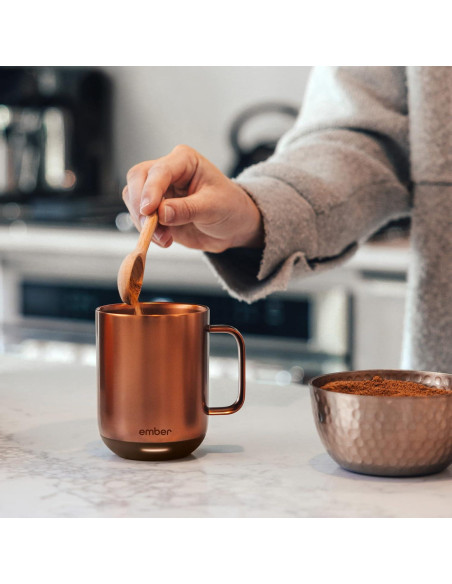 Taza Inteligente Ember 2 de 414 ml Cobre con Tapa