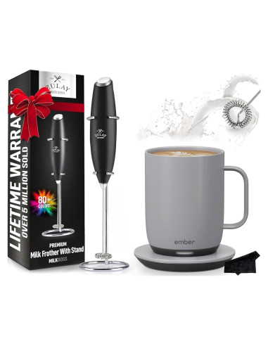 Taza Inteligente Ember 14oz Control Temperatura + Espumador Zulay