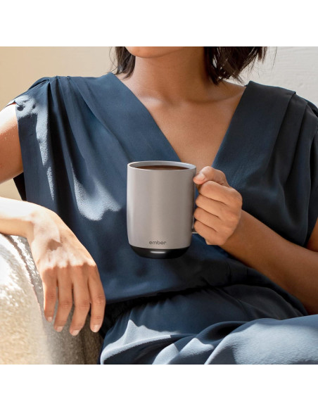 Taza Inteligente Ember 14oz Control Temperatura + Espumador Zulay