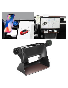 Bandeja Organizadora Tesla Model 3/Y con Cargador 15W