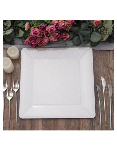 Bandejas Cuadradas Desechables Efavormart 10 Unidades 33 cm