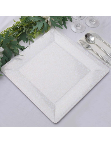 Bandejas Cuadradas Desechables Efavormart 10 Unidades 33 cm