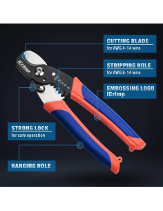 Pelacables y Cortador Multifuncional IWISS ICP-065 2 en 1 2