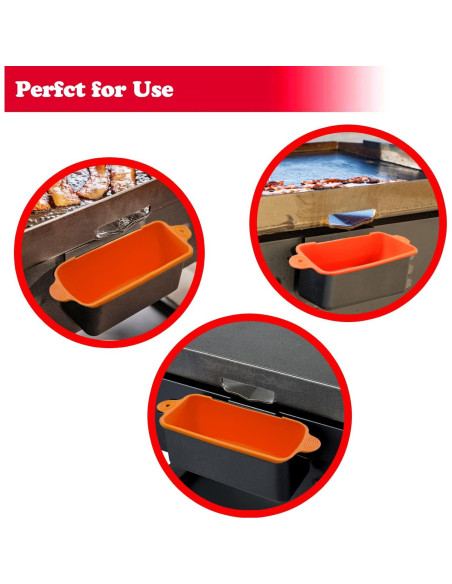 Forros de Silicona para Tazas de Grasa Blackstone 2 Pzas