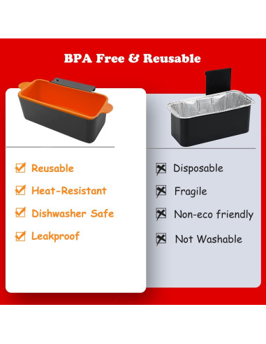 Forros de Silicona para Tazas de Grasa Blackstone 2 Pzas