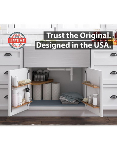 Tapete de Silicona BASIN para Bajo Fregadero Gris 55.88x87.63 cm