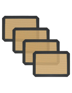 Alfombrillas de silicona para hornear VCHOMY 30x21 cm 4 unidades