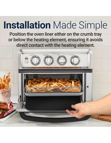 Forros Reutilizables para Horno Tostador Esenciales de Linda 30x30cm