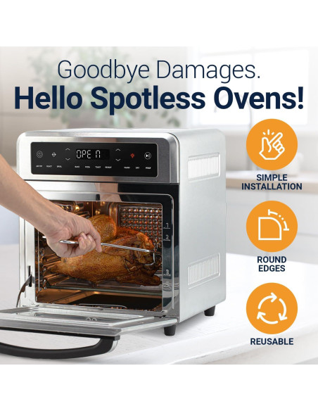 Forros Reutilizables para Horno Tostador Esenciales de Linda 30x30cm