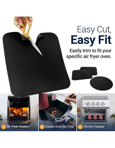 Forros Reutilizables para Horno Tostador Esenciales de Linda 30x30cm