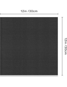 Paquete de 4 forros para freidora de aire SIUDANGKA 30x30 cm 2