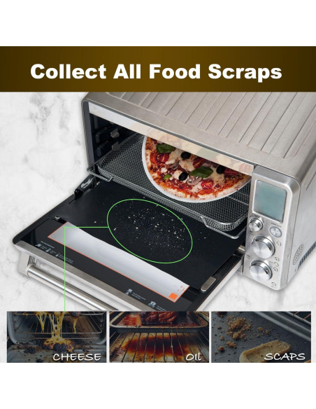 Paquete de 4 forros para freidora de aire SIUDANGKA 30x30 cm