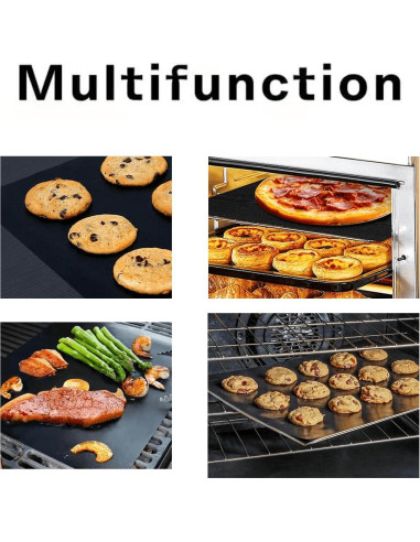 Paquete de 4 forros para freidora de aire SIUDANGKA 30x30 cm