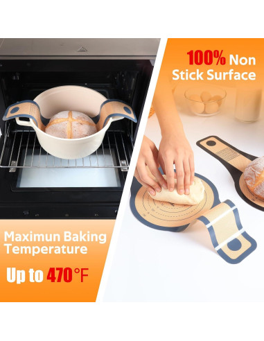 Alfombrillas de Silicona Antiadherente Folksy Super Kitchen 3 Pcs