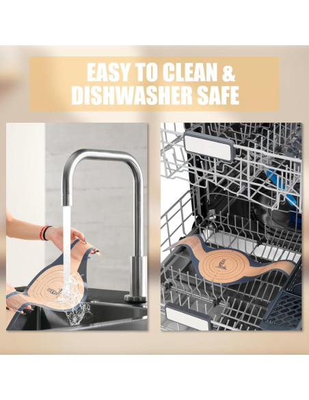 Alfombrillas de Silicona Antiadherente Folksy Super Kitchen 3 Pcs