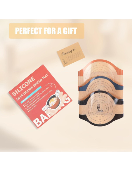 Alfombrillas de Silicona Antiadherente Folksy Super Kitchen 3 Pcs