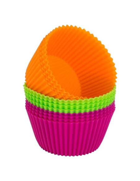 Tazas de Silicona Reutilizables Webake 10.8 cm 12 Piezas