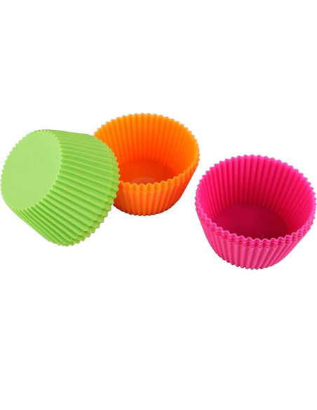 Tazas de Silicona Reutilizables Webake 10.8 cm 12 Piezas