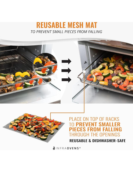 Forros Reutilizables para Horno Tostador INFRAOVENS 23 x 28 cm