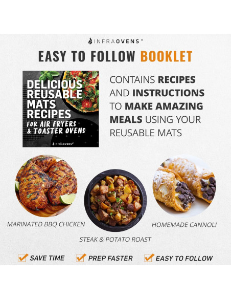 Forros Reutilizables para Horno Tostador INFRAOVENS 23 x 28 cm
