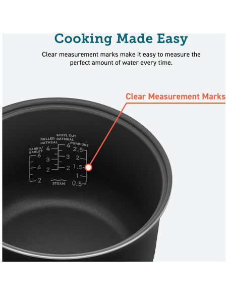 Olla Arrocera COSORI 5 Cuartos Antiadherente 10 Tazas CRC-R501-KUS