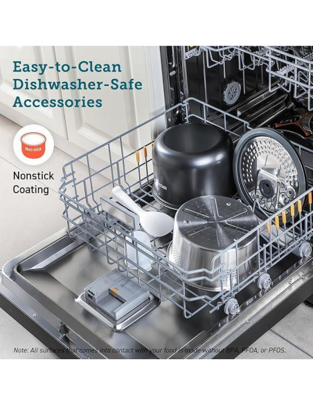 Olla Arrocera COSORI 5 Cuartos Antiadherente 10 Tazas CRC-R501-KUS