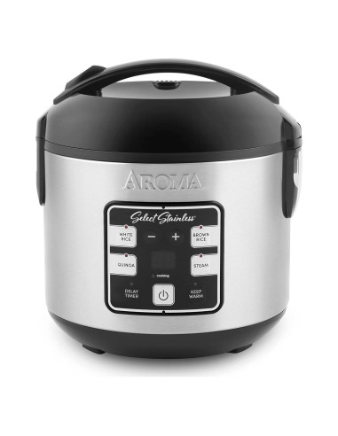 Arrocera Digital Acero Inoxidable Aroma 8 Tazas ARC-914SBDS