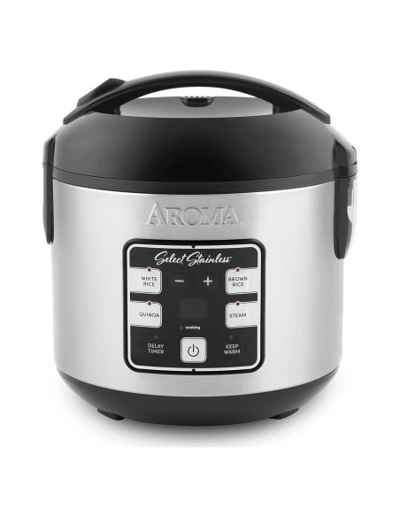 Arrocera Digital Acero Inoxidable Aroma 8 Tazas ARC-914SBDS